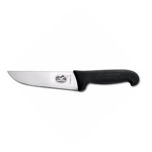 Cuchillo Carnicero Fibrox color Negro. Hoja 16 cm. Victorinox