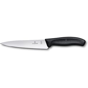 Cuchillo de cocina pequeño Swiss Classic color Negro. Hoja 15 cm. Victorinox