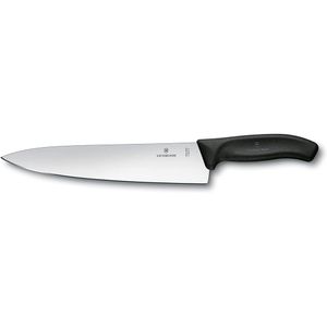 Cuchillo para trinchar SwissClassic color Negro. Hoja 25 cm. Victorinox