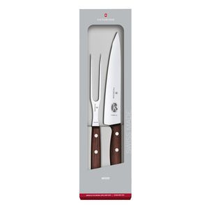 Set Asado Rosewood color Café Victorinox