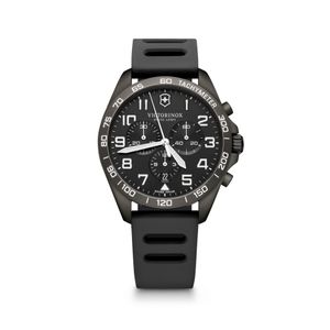 Reloj Fieldforce Sport Chrono correa caucho negro Victorinox