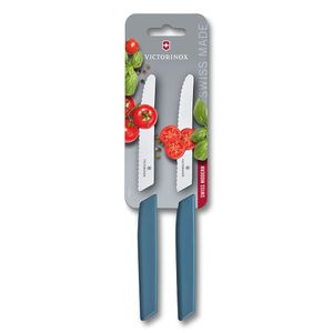 Set de cuchillos para verduras Swiss Modern azul, 2 piezas