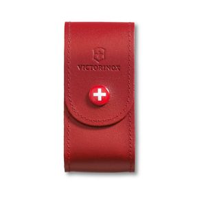 Estuche de cuero rojo para cinturón