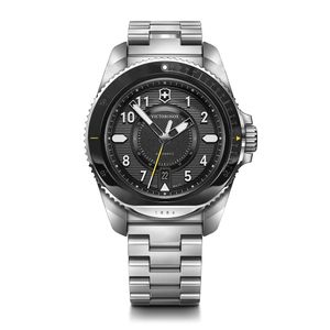 Reloj Journey 1884 Automático dial negro correa acero inox Victorinox