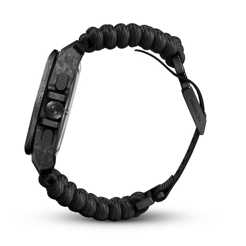 Reloj INOX Chrono 43 mm correa paracord dial negro Victorinox Victorinox Chile Tienda Oficial