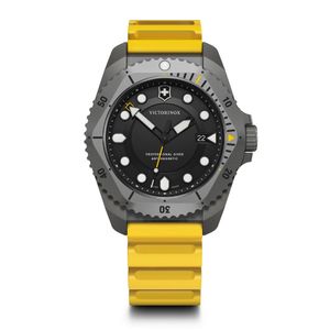 Reloj Dive Pro Quartz 43 mm amarillo caja titanio Victorinox