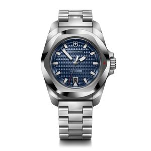 Reloj I.N.O.X. Automático correa de acero inoxidable azul Victorinox