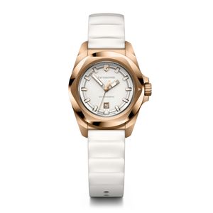 Reloj I.N.O.X. Quartz correa de caucho blanco Victorinox