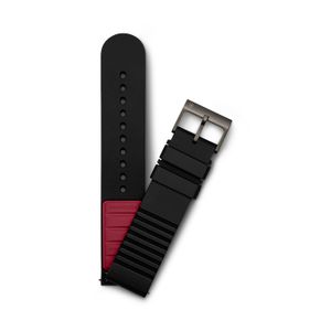 Correa Caucho reloj D1 Hebilla Negro Victorinox