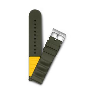 Correa Caucho reloj D2 Amarillo Victorinox